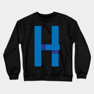 Letter  H Crewneck Sweatshirt